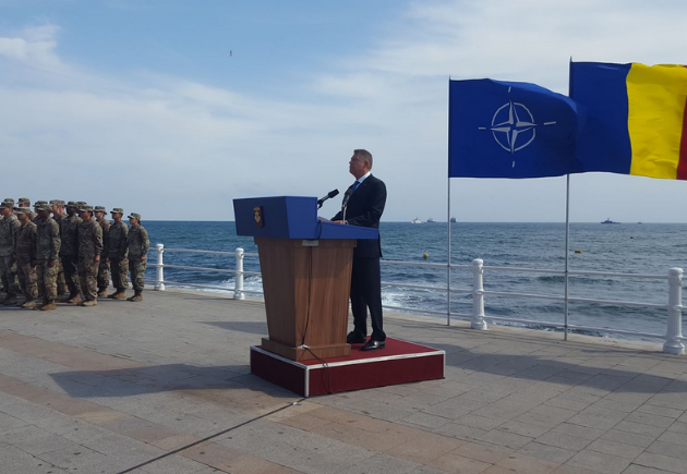 Iohannis, discurs în cadrul festivităților de Ziua Marine Române