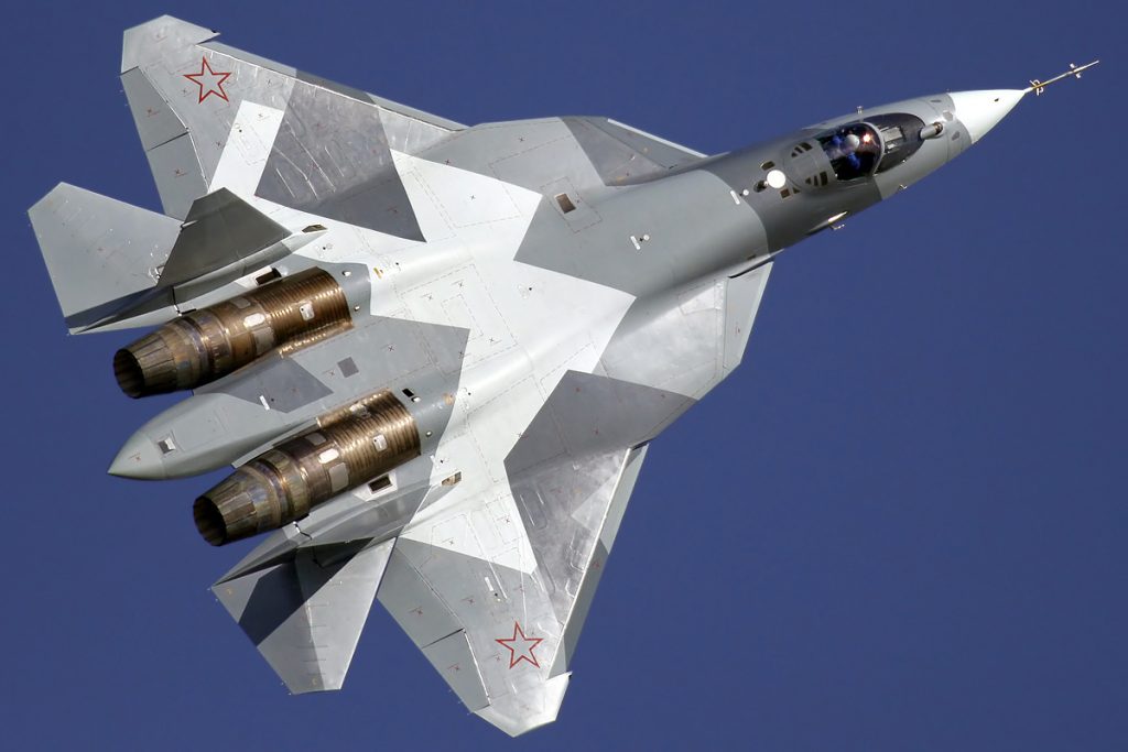 Avioanele de vânătoare Su-57 și-au făcut apariția în Siria pentru a face publicitate industriei de apărare rusești