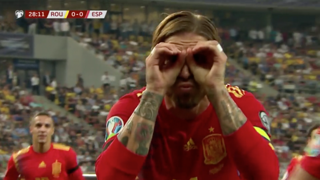 Cu ochelarii la fotbal. Sergio Ramos se explică. Suporterii români nu cred o iotă