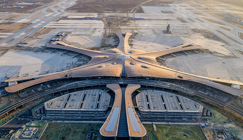 Aeroport SF precum o stea de mare, inaugurat la Beijing