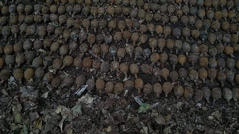 Pericol iminent! Câmp minat în România. Peste 1.000 de grenade descoperite în pământ