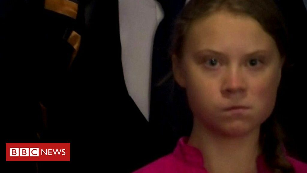 Moment unic: Greta Thunberg l-a ucis cu privirea pe Trump! VIDEO
