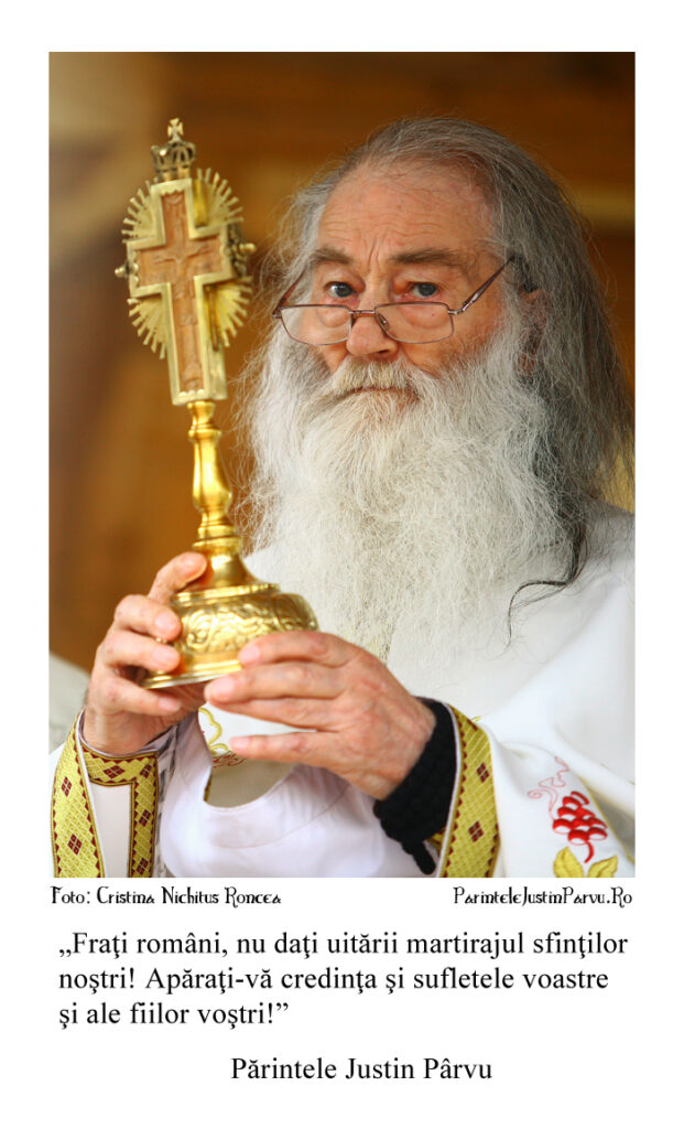 Părintele Justin Pârvu, omagiat la Cercul Militar Național