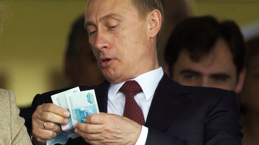 Rusia este plină de probleme economice, dar Putin și-a mărit salariul cu 15%