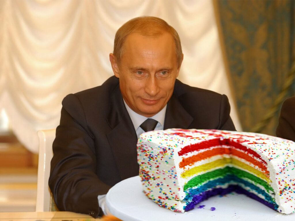 Cu cine împarte astăzi Putin tortul