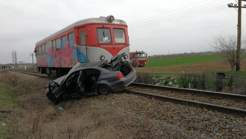 Accident pe calea ferată. Trafic feroviar blocat in Timiș