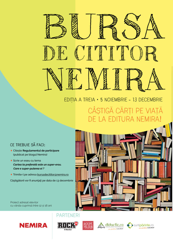 Bursa Nemira - cărți pe viață pentru elevi, ediția 2019