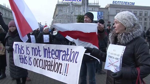 Minsk: Proteste împotriva integrării cu Rusia