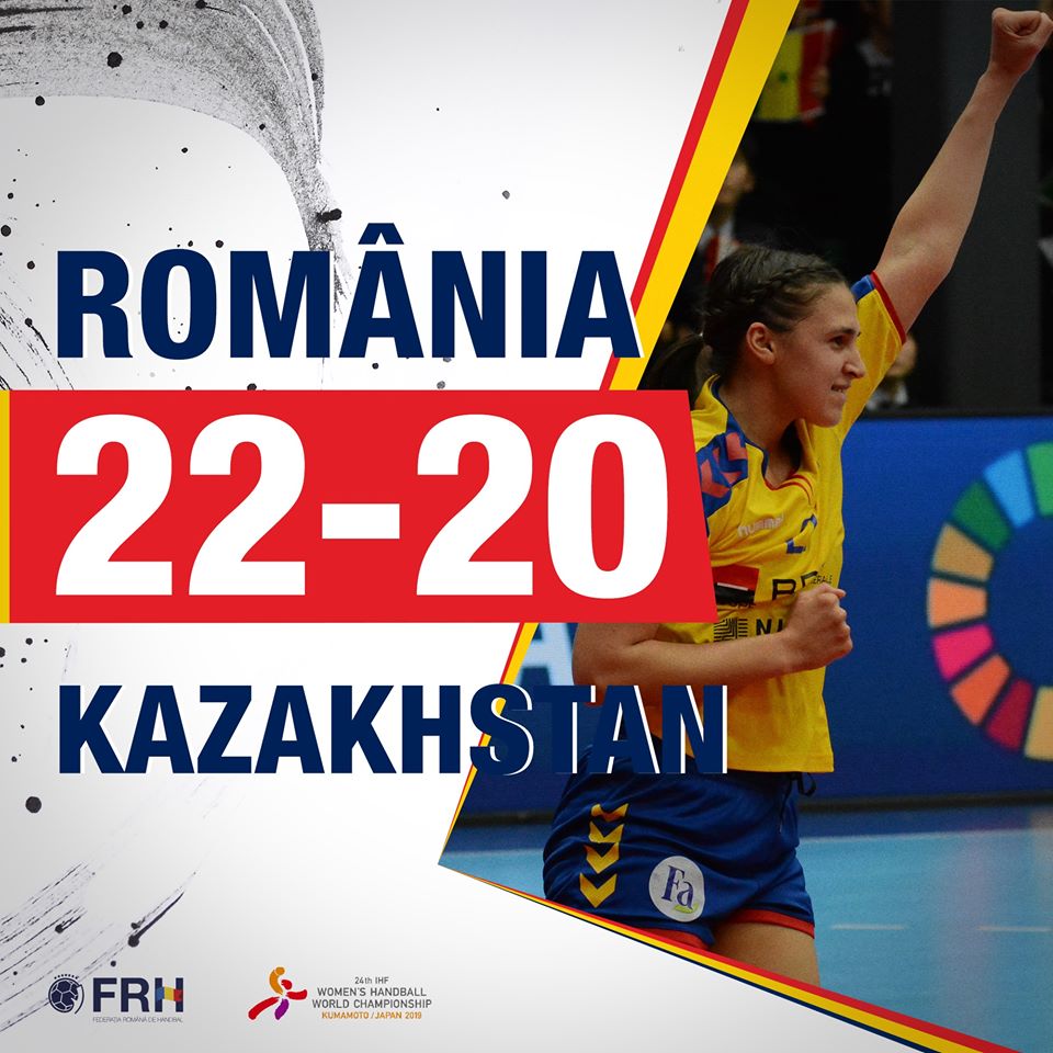CM de handbal. România, victorie chinuită în fața Kazahstanului. Cristina Neagu, menajată