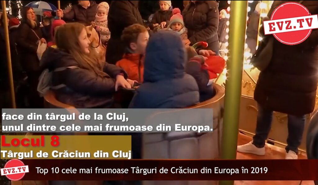 Evz.TV. Târgul de Crăciun din Cluj, în primele zece cele mai frumoase din Europa