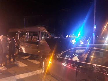 BREAKING NEWS. Accident grav în centrul Capitalei. 21 de persoane au fost rănite - VIDEO