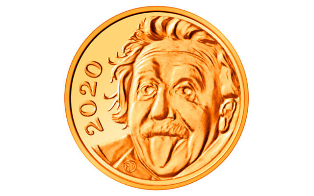 Elveția a pus chipul lui Einstein pe cea mai mică monedă din lume