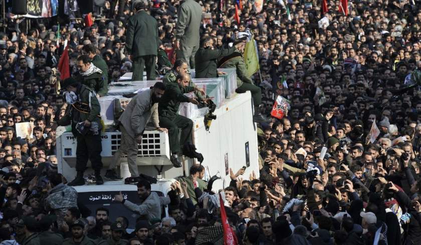 Măcel la înmormântarea lui Soleimani. E haos în Iran, sunt morți și răniți -VIDEO