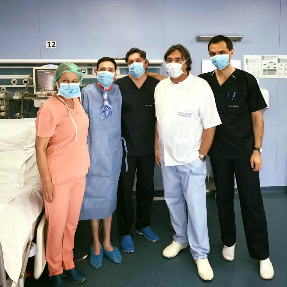 Al optulea transplant de plămâni în România