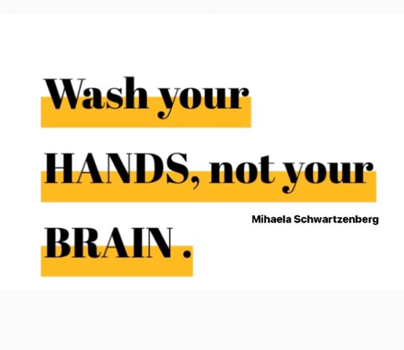 O vedetă a început campania anti-coronavirus: ”Spală-ţi mâinile, nu şi creierul!”