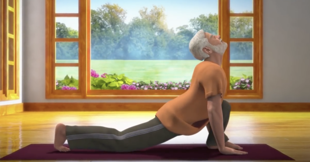Inspirație din India: premierul vă învață yoga