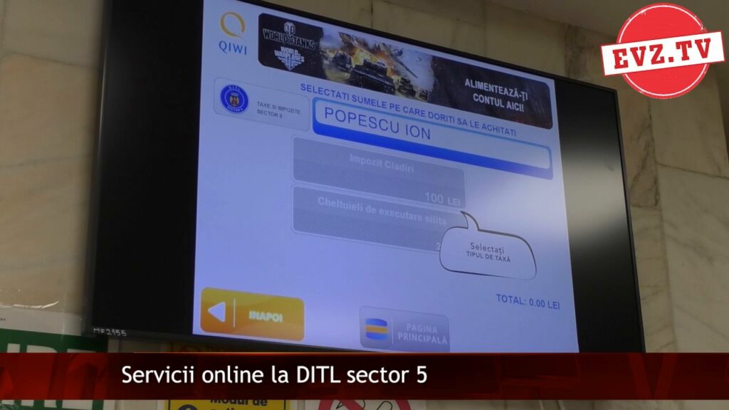 EVZ:TV: DITL Sector 5 explică cum poți plăti online taxele și impozitele