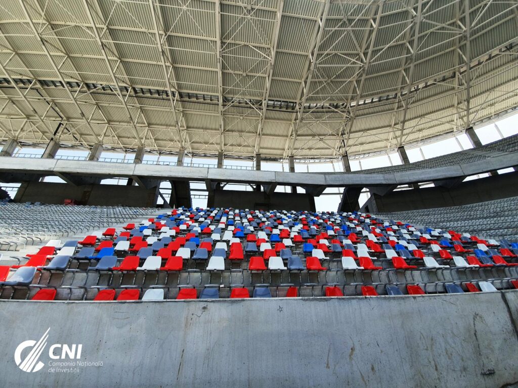 Au apărut primele scaune pe arena din Ghencea. Imagini noi de la cele trei arene din Capitală