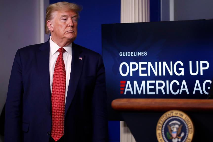 „Opening Up America Again” – Acesta este planul lui Trump de redeschidere a Americii