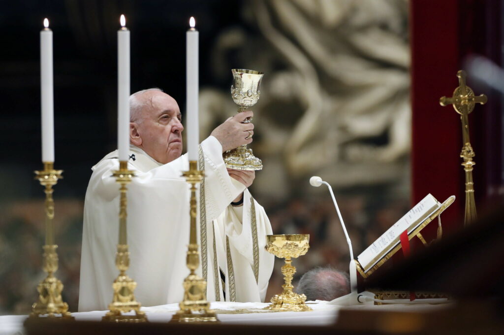 Papa Francisc exorcizează frica și, evocând ciuma neagră, numeşte Covid, „Doamna”