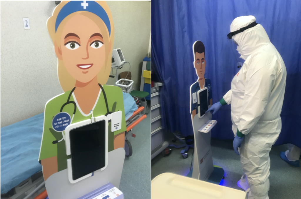 Cinci infirmieri roboți au început ”lucrul” la UPU