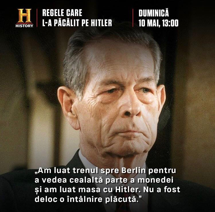 Regele care l-a păcălit pe Hitler la TV de 10 Mai