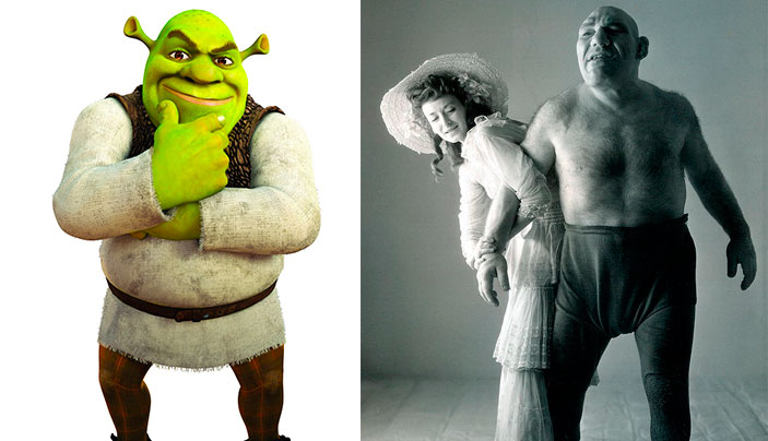 „Îngerul francez”, celebrul luptător de wrestling după care ar fi fost creat personajul Shrek