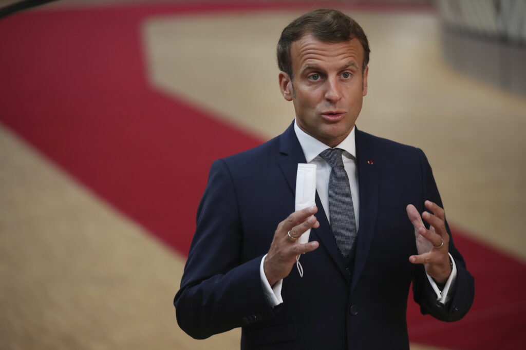 Macron cere sancţiuni pentru cei care încalcă spaţiul maritim în estul Mediteranei