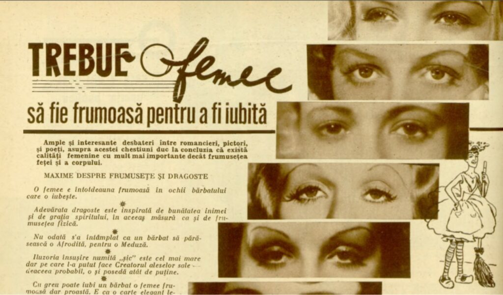 Frumusețea feminină, pusă în dezbatere la 1933