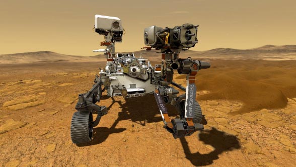 NASA își lansează robotul mobil către Marte. Premieră, un elicopter pe planeta roșie