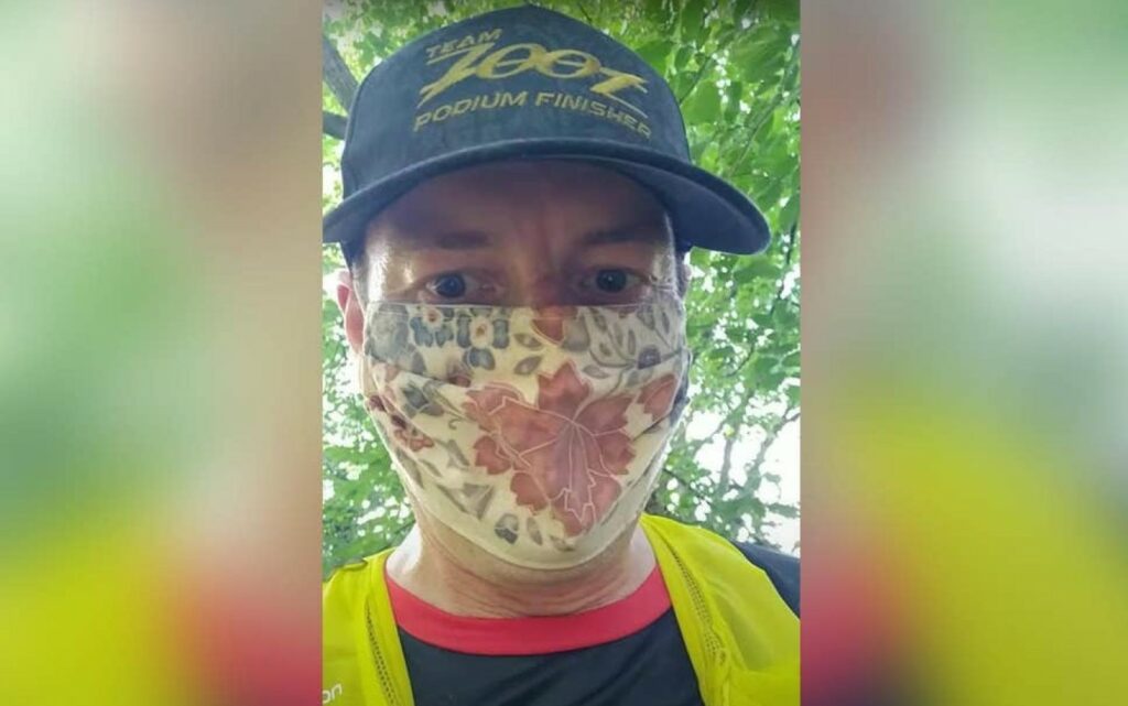 VIDEO. Experiment-replică pentru sclifosiți. Un medic a alergat 35 de km cu masca pe față. Ce a constatat