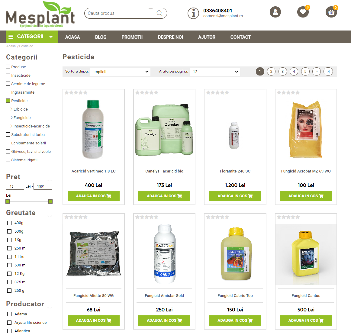 Elimină orice problemă legată de recoltele agricole sau legumicole cu floramite pesticide! (P)