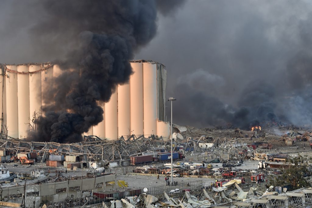 Un nou studiu arată că explozia din Beirut a fost atât de violentă încât a deranjat ionosfera Pământului