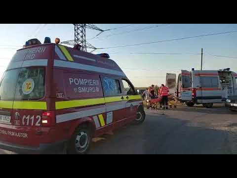 VIDEO. Accident teribil! Fetiță transportată în stare gravă la spital! Mai multe victime