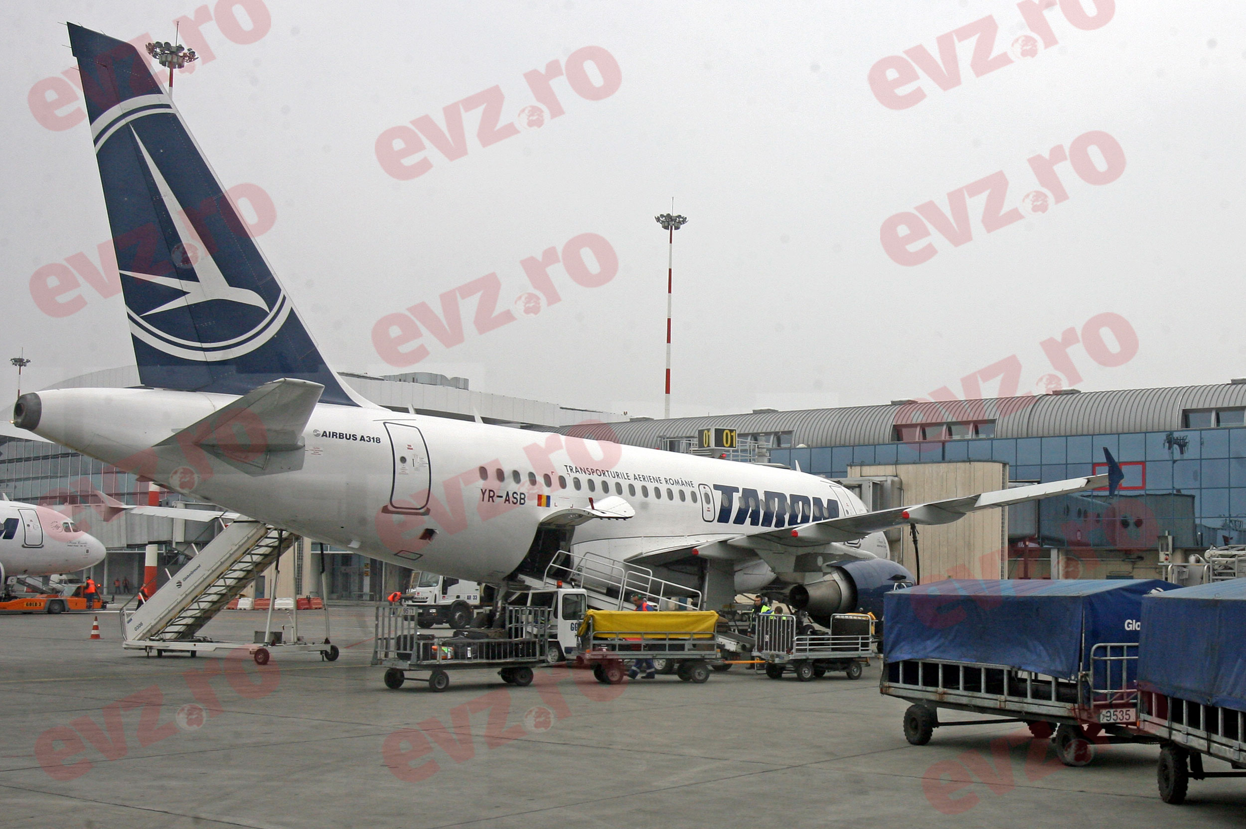 Alertă pe Otopeni! Un avion s-a ciocnit în aer cu o pasăre. 250 de pasageri sunt blocați în aeroport