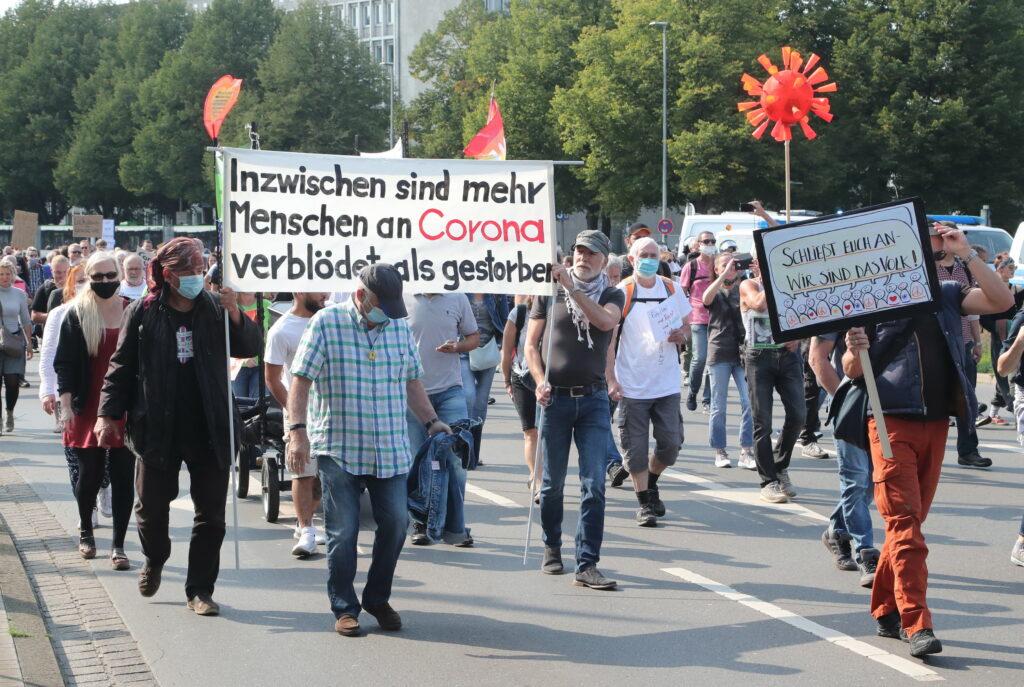 Noi demonstrații în Germania împotriva măsurilor anti-Covid ale autorităților