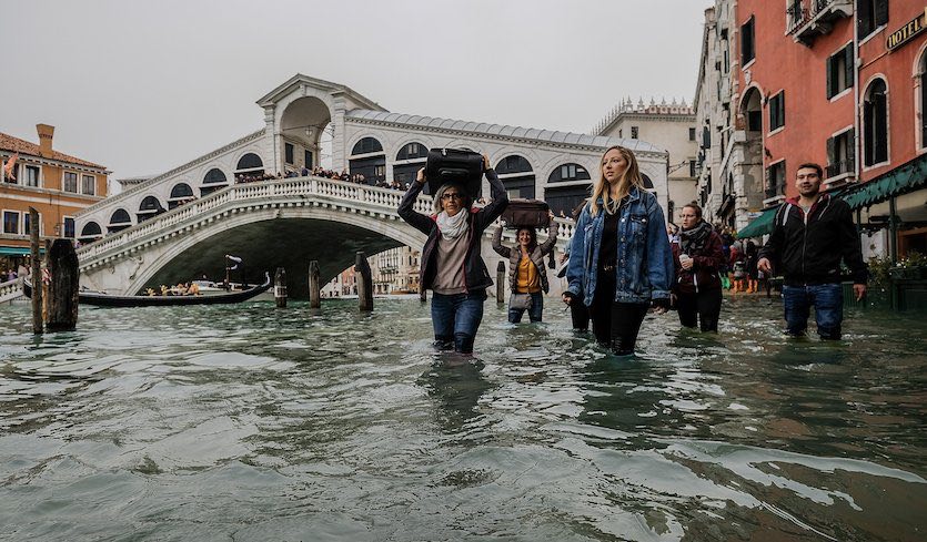 Italia măturată de furtuni puternice! Veneția a avut cel mai mult de suferit!