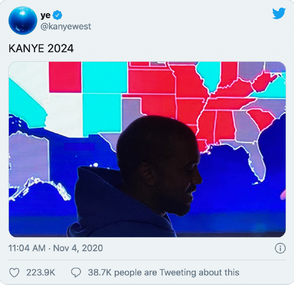 Kanye West NU este președintele Statelor Unite