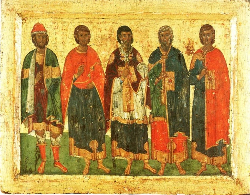 Cinci mucenici + unu – Calendar creștin ortodox: 10 noiembrie
