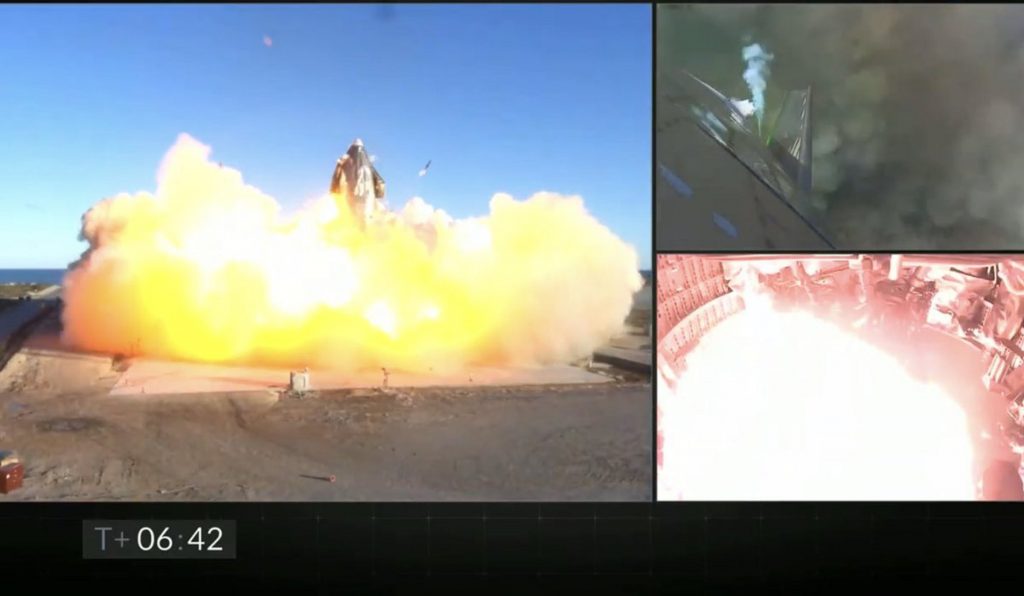 Nava prototip a lui Elon Musk a explodat la aterizare. Culmea, miliardarul e satisfăcut