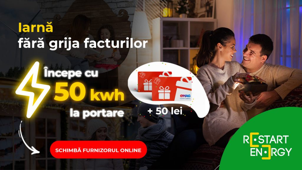 Facturi mai mici la energie și gaz cu Restart Energy