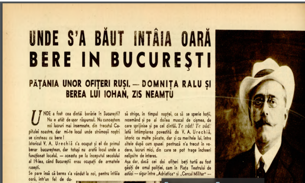 Beția a doi ruși duce la o descoperire istorică în București