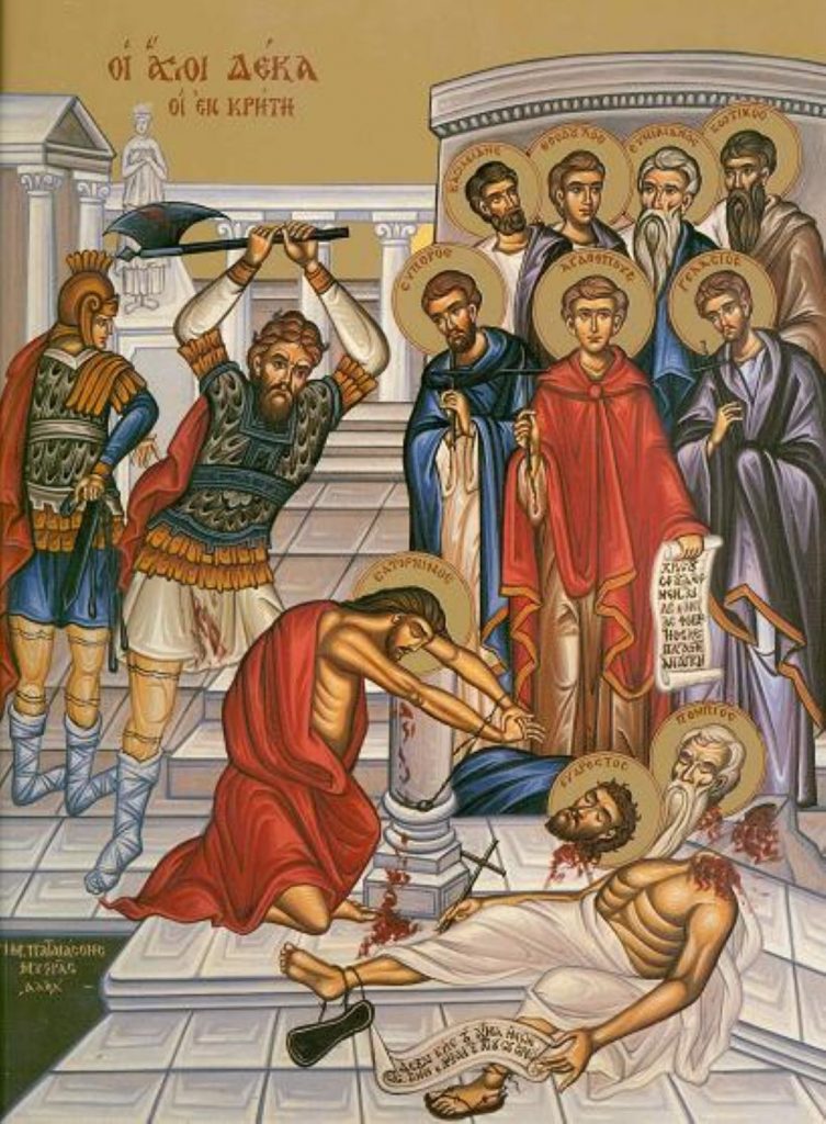 Calendar Ortodox, 23 decembrie. Pomenirea celor 10 sfinți mucenici care au fost chinuiți, batjocoriți și umiliți