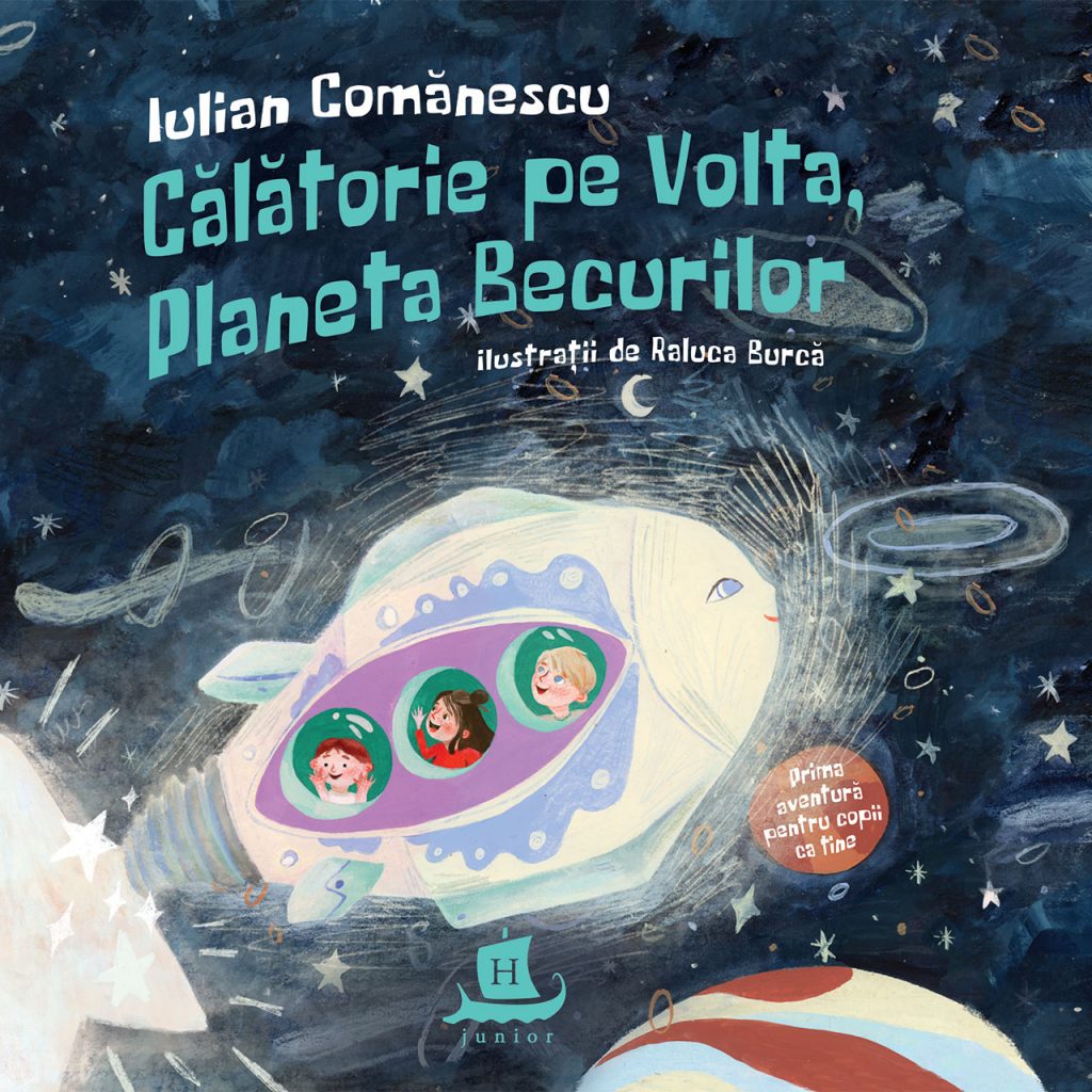 „Călătorie pe Volta, Planeta Becurilor”. Cartea care îi ține ocupați pe copii în timpul izolării
