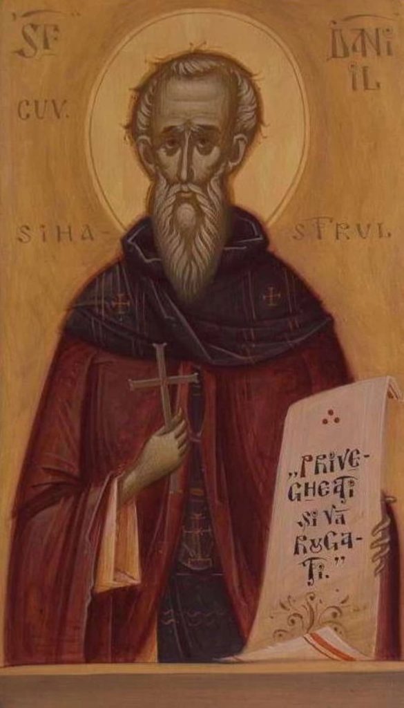 Calendar ortodox 18 decembrie. Sfântul Daniil Sihastrul, sfătuitorul lui Ștefan cel Mare. Este înmormântat la Mănăstirea Voroneț