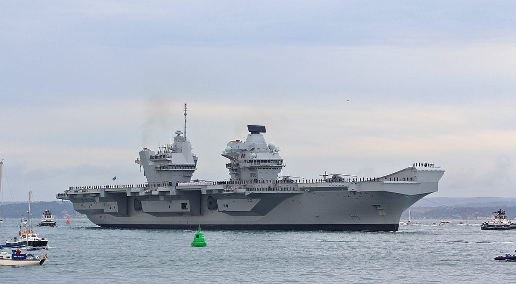 După acordul Brexit, Londra scoate portavionul HMS Queen Elizabeth pe mare