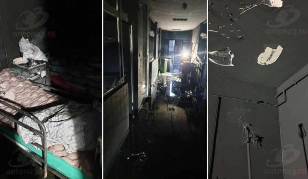 Tragedia de la Matei Balș. Primele imagini din saloanele distruse de incendiu