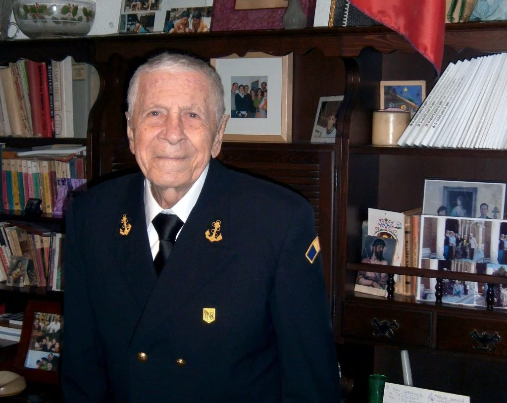 Mircea Caragea, cel mai longeviv marinar român, sărbătorit la 102 ani
