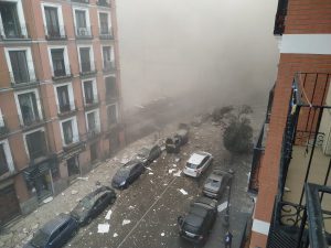 Explozie puternică la Madrid. Chiar pe Calle de Toledo