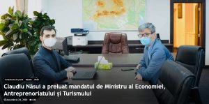 Ministrul Claudiu Năsui n-a putut începe mandatul în forţă de la Ministerul Economiei, Antreprenoriatului și Turismului din cauza formalităţilor.